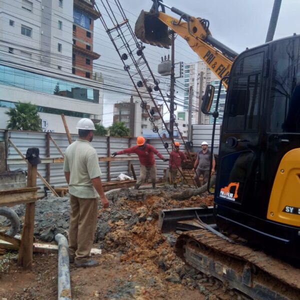 canteiro de obras