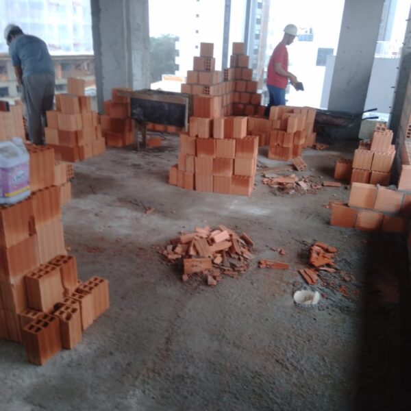canteiro de obras
